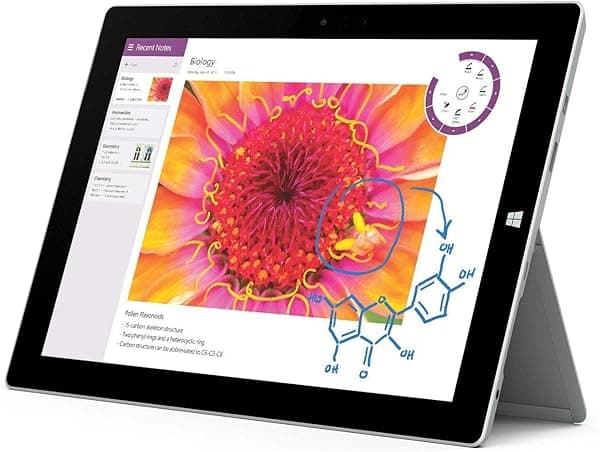 MICROSOFT Surface 3 128GB Plata 4GB RAM Intel Atom WI-FI 10,8 PULGADAS Tablet 7G6-00003