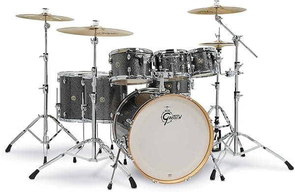 Gretsch Batería de batería, polvo de estrellas negro (CM1-E826P-BS)