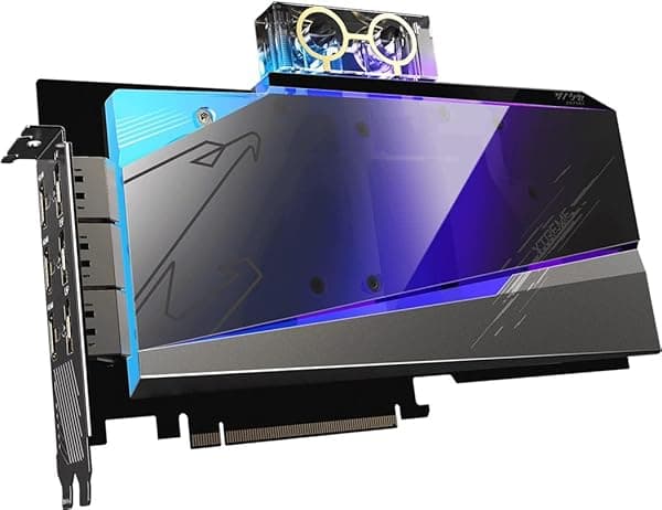Gigabyte Tarjeta gráfica AORUS GeForce RTX 3080 XTREME WATERFORCE WB 10GB V2 LHR GV-N3080AORUSX WB-10GD V2