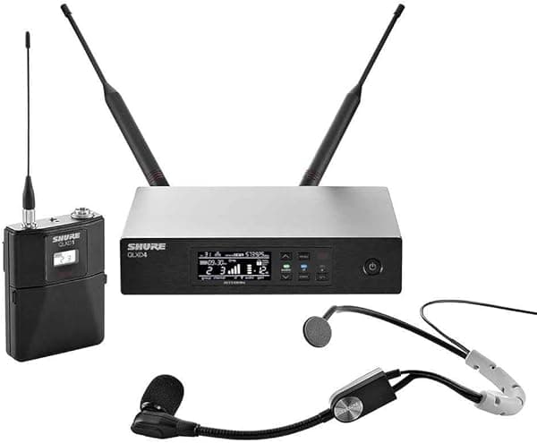 Shure QLXD Series QLXD14/SM35-X52 Sistema de micrófono inalámbrico para la cabeza, cardioide