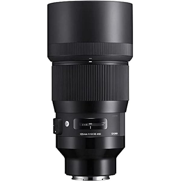 Sigma Art 135mm F1.8 DG HSM Lente Teleobjetivo Montura L Full Frame Autofoco HSM Vidrio FLD/SLD 9 Hojas Filtro 82mm 240969