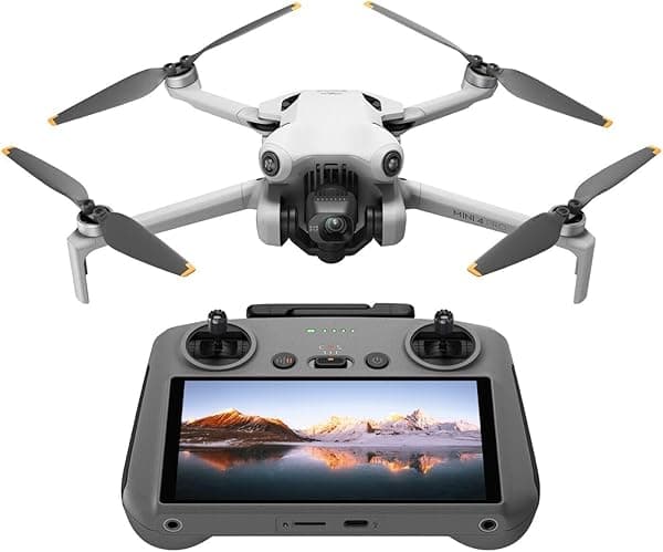 DJI Mini 4 Pro (DJI RC2), Lightweight Foldable Drone with 4K/60fps Video, 48MP Photos, 34min Flight Time CP.MA.00000732.01