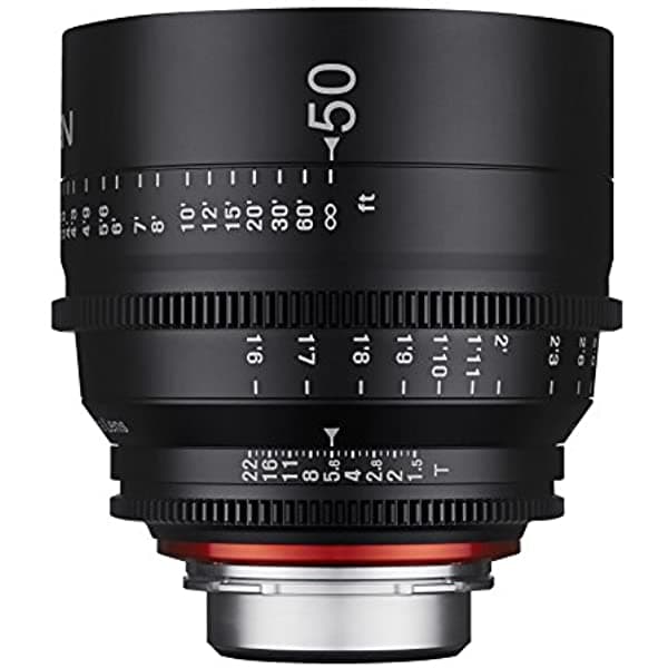Rokinon Xeen XN50-MFT 50mm T1.5 Lente Cine Profesional para Micro Four Thirds (MFT) Foco Manual Iris 11 Hojas 114mm Cobertura Full Frame