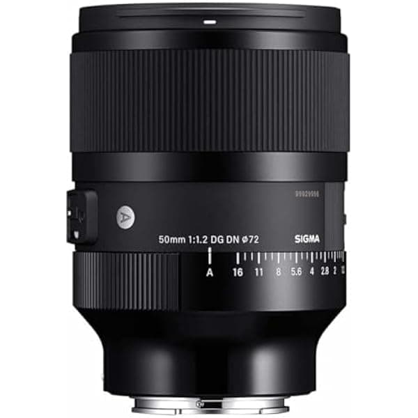 Sigma 50mm f/1.2 DG DN Art Lente para Sony E-Mount Full Frame Prima AF Dual HLA 17 Elementos 13 Hojas Filtro 72mm Tropicalizado MPN 316965