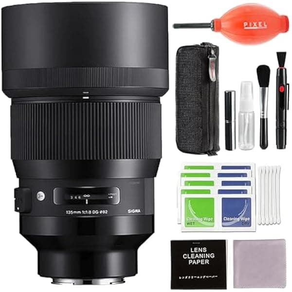 Sigma 135mm F1.8 DG HSM Art Lente Teleobjetivo Prima Montura Sony E Full Frame 13/10 elem 9 hojas Filtro 82mm AF HSM Tropicalizado (240965)