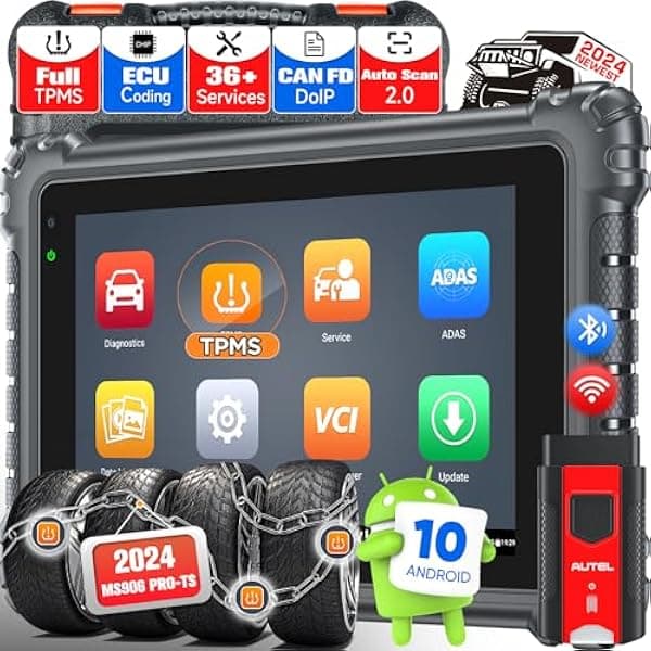 Autel MaxiSys MS906 PRO-TS: Herramienta de reaprendizaje de programación TPMS superior 2024, codificación avanzada de ECU, hasta MS906 Pro MS906TS MP900TS, más de 3000 diagnósticos bidireccionales