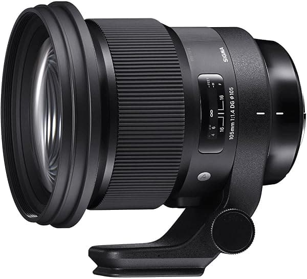 Sigma 105mm F1.4 DG HSM Art Lente Prima Teleobjetivo Montura L Full Frame 17 elementos FLD/SLD 9 hojas filtro 105mm collar Arca-Swiss (259969)