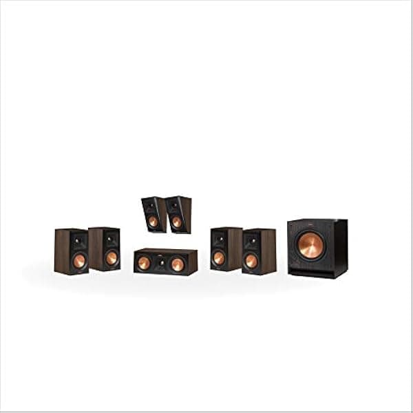 Klipsch Sistema de cine en casa RP-500M 7.1 - Nogal WWS500M71W