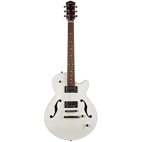 Godin Montreal Premiere HT - Guitarra eléctrica semihueca, color blanco trans 50222