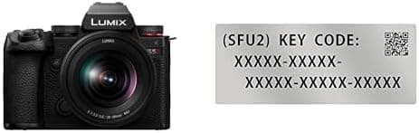 Panasonic LUMIX DC-S5M2KK Kit de cámara sin espejo con llave de software de desbloqueo de perfil de cineasta LUMIX S1 (DMW-SFU2)