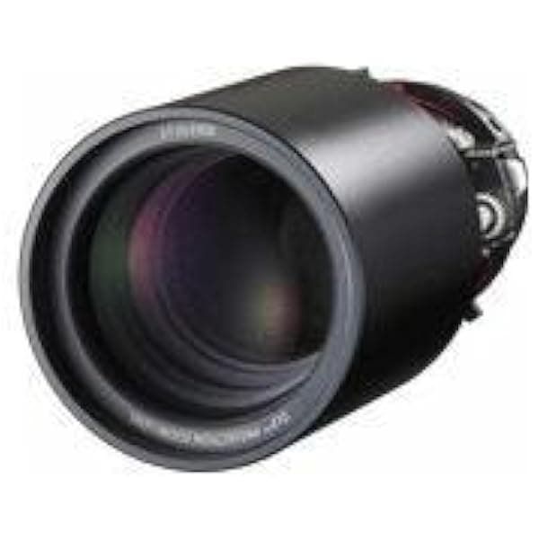 Panasonic ET-DLE450 Lente Zoom Motorizado Tele para Proyectores 1-Chip DLP Relacion 5.4-8.6:1 Zoom 1.58x F1.8-2.4 79.5-125.2mm Power Zoom y Focus