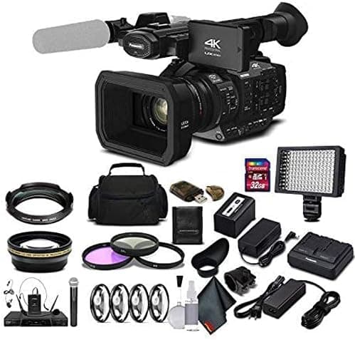 Panasonic AG-UX180 4K Premium Professional Camcorder (AG-UX180) Paquete avanzado AG-UX180PJ