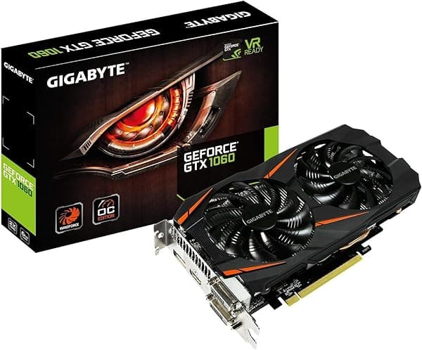 Gigabyte GeForce GTX 1060 WINDFORCE OC 6G (GV-N1060WF2OC-6GD) GV-N1060AORUS-6GD REV2.0