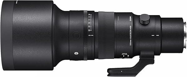 Sigma 500mm F5.6 DG DN OS Sports Lente Teleobjetivo Sony E Full Frame Estabilizador OS2 5 Pasos AF HLA 11 Hojas Filtro 95mm 1365g 186965
