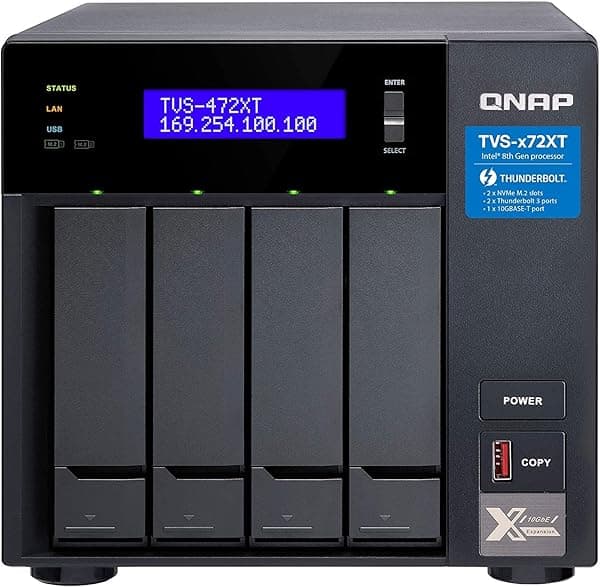 QNAP NAS TVS-472XT-PT-4G, TVS-472XT-PT-4G (TVS-472XT-PT-4G 4GB (2X 2GB) DDR4 SODIMM)