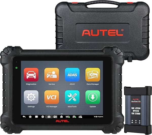 Autel Escáner de diagnóstico inteligente MaxiSys MS909, programación y codificación de ECU, todos los diagnósticos del sistema, control bidireccional, mapa de topología, OE-TSB, actualización 2021 de MaxiSys Elite/MS908S Pro Autel MaxiSys MS909