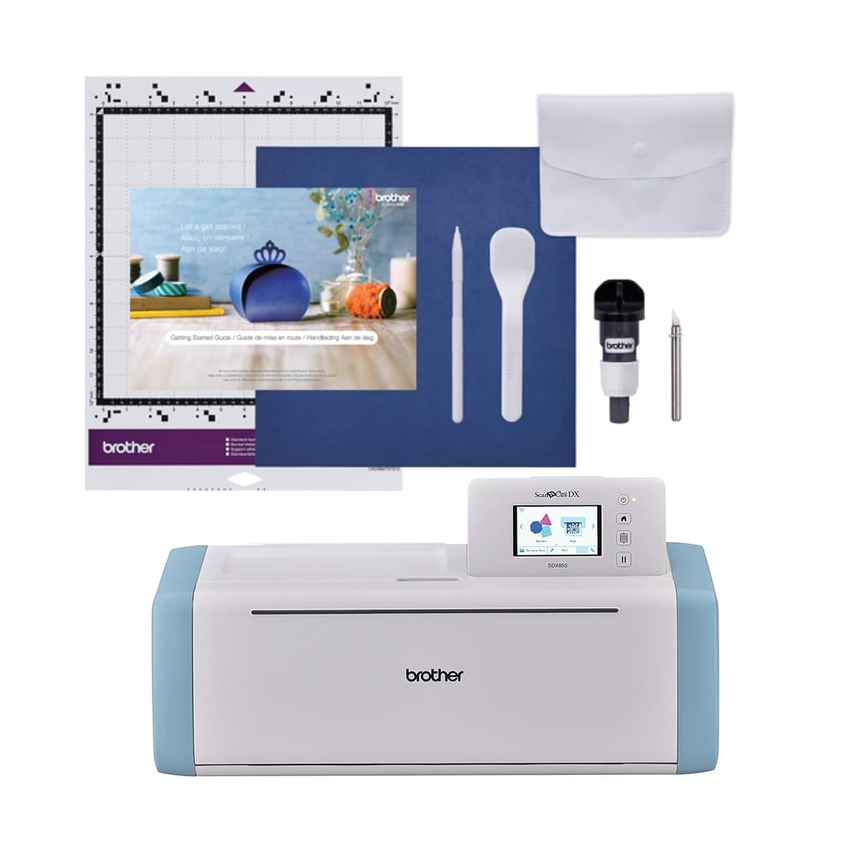 Brother ScanNCut SDX85S Electronic DIY Cutting Machine with Scanner, Make Vinyl Wall Art, Appliques, Homemade Cards and More with 251 Included Patterns