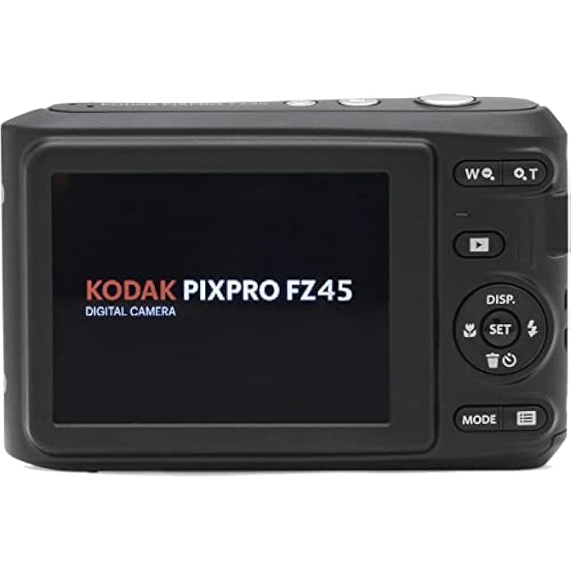 KODAK PIXPRO FZ45 WH Cámara Digital 16MP, Zoom Óptico 4X, Gran Angular 27mm, Pantalla LCD 2.7" (Blanco)