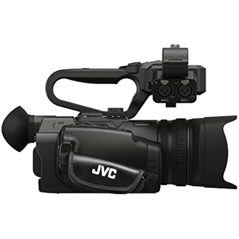 JVC GY-HM180U Videocámara 3.5" Full HD, Color Negro, Professional Cam, Alta Calidad de Imagen