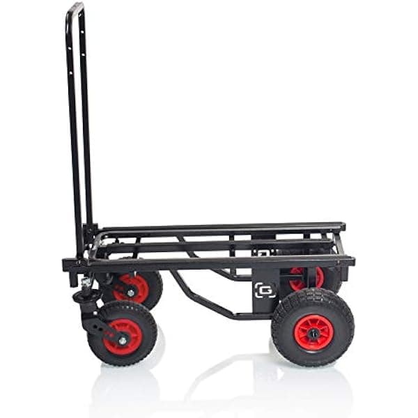 Gator Frameworks Carrito multiusos plegable todo terreno con extensión de 30-52" y capacidad de carga de 500 libras (GFW-UTL-CART52AT)