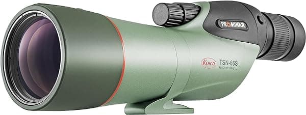Kowa TSN-66S PROMINAR Pure Fluorite Straight Spotting Scope con TE-11WZ II 25-60x Gran Angular Zoom Ocular TSN-66S ZM SET