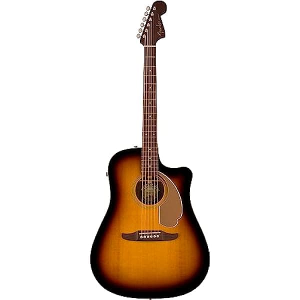 Fender Guitarra acústica de 6 cuerdas, diestro, Sunburst (0970713503)