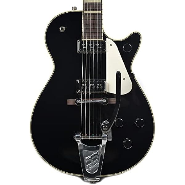 Gretsch G6128T-53 Vintage Select '53 Duo Jet Guitarra Electrica Cuerpo Solido Negro Caoba Chambered Pickups TV Jones T-Armond Bigsby B3CCB Escala 24.6" 2401512806