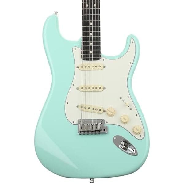 Fender Custom Shop Jeff Beck Signature Stratocaster Guitarra Electrica Surf Green Alder Mastil Maple Rosewood 22 Trastes Hot Noiseless Tremolo 2 Puntos LSR Roller Sperzel Hecha en USA 150083857