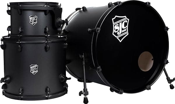 SJC Custom Drums Pathfinder Series - Carcasa de 3 piezas, color gris galaxia PFK322FBGGW