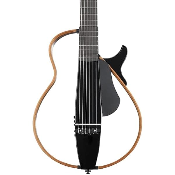 Yamaha Cuerdas de nailon Silent Guitar Natural, Negro translúcido SLG200N TBL