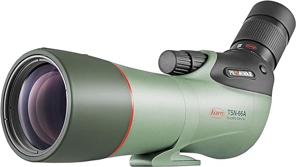 Kowa TSN-66A PROMINAR Fluorita pura Angled Spotting Alcance con TE-11WZ II 25-60x Gran Angular Zoom Ocular TSN-66A ZM SET