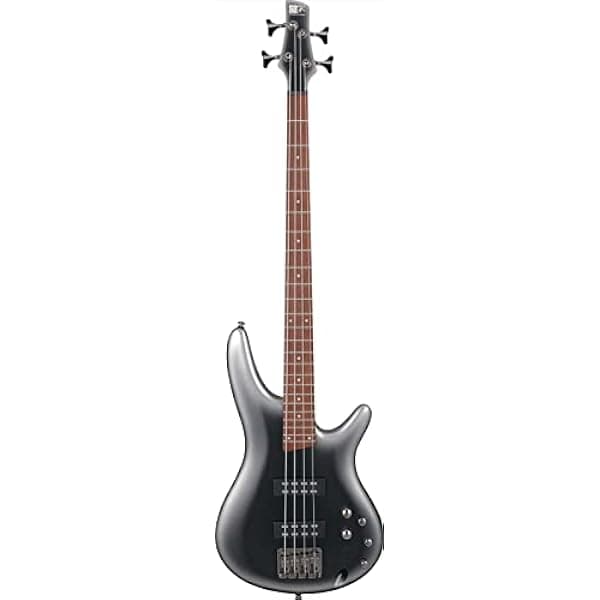 Ibanez SR300E Standard Bajo de 4 cuerdas - Color Midnight Gray Burst, Sonido Profesional, Calidad Ibanez Temperada