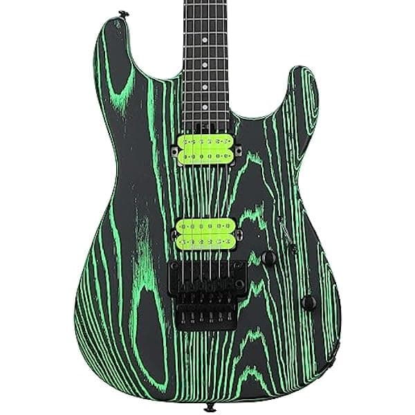 Charvel Pro-Mod San Dimas Style 1 HH FR E Guitarra Eléctrica Ash - Resplandor verde con diapasón de ébano 2970011518