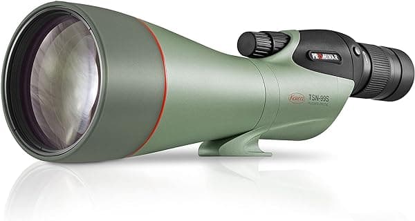 Kowa TSN-99S PROMINAR Pure Fluorite Straight Spotting Scope con TE-11WZ II 25-60x Gran Angular Zoom Ocular TSN 99S Zoom Kit