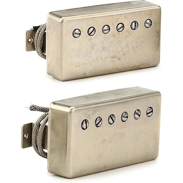 Seymour Duncan Slash 2.0 Humbucker Pickup Set - Cubierta de níquel crudo 11104-20-RNc