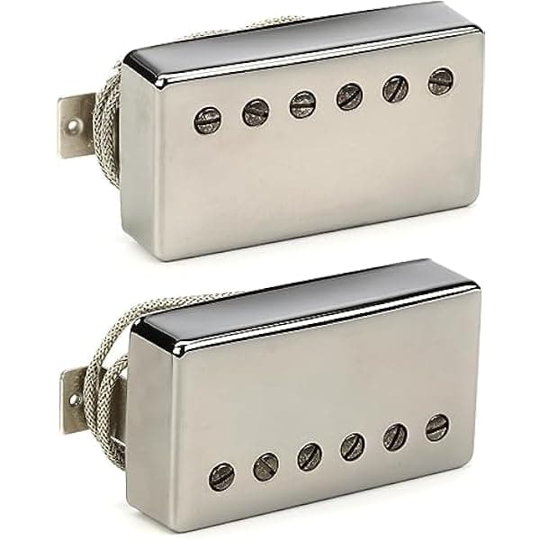 Seymour Duncan Slash 2.0 Humbucker Pickup Set - Cubierta de níquel negro 11104-20-BNc