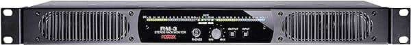 Fostex Sistema de altavoces de montaje en rack RM-3 1U, amplificador de clase D de 10W AMS-RM-3