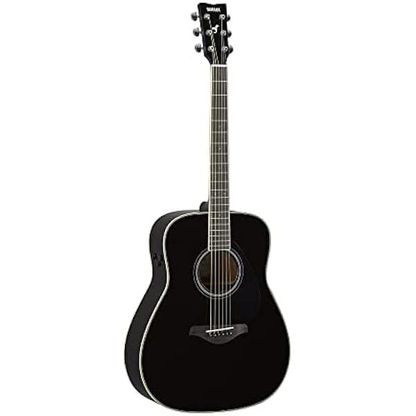 Yamaha FG-TA - Guitarra transacústica con coro y reverberación, color negro FG-TA BL