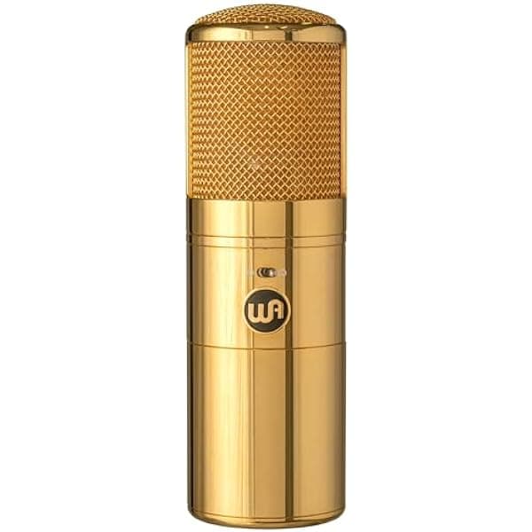 Warm Audio WA-8000 - Micrófono condensador valvular de diafragma grande - Edición limitada Oro WA-8000G