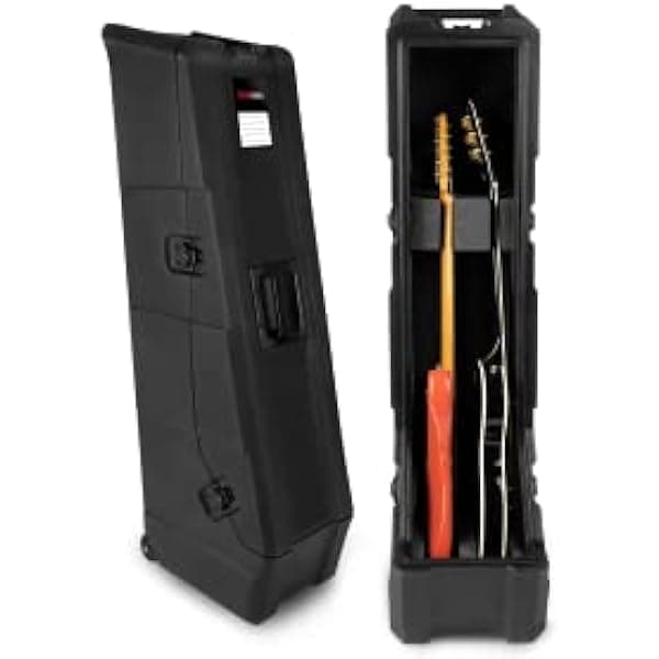 Gator GTR-MINIVAULT-E2 Mini Vault Rack para dos estuches de guitarra eléctrica ideal para almacenamiento y transporte seguro