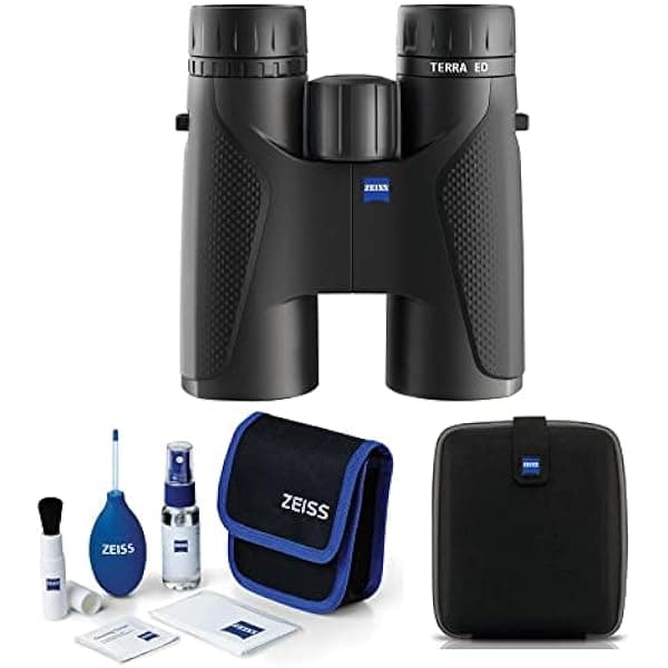 ZEISS Binoculares Terra ED 8x42 (negro) con kit de limpieza de lentes Zeiss 5242039907_K1