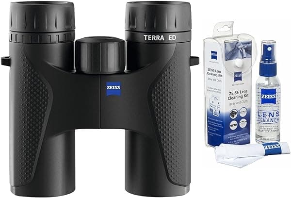 Zeiss Paquete de binoculares Terra ED de 10 x 32 (negro) y kit de limpieza Zeiss (2 artículos) 5232049901_K1