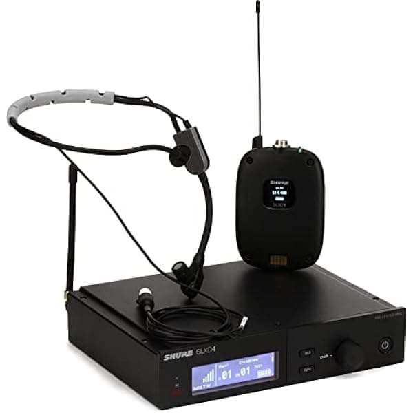 Shure Sistema de micrófono inalámbrico combinado SLXD14/SM35 con bodypack y micrófono con cabeza SM35 SLXD14/SM35-H55