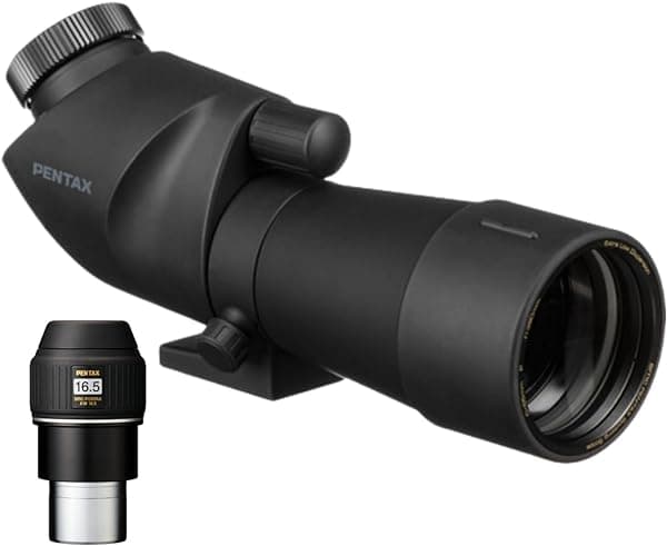 Ricoh Alcance Pentax PF-65EDA II de alta precisión de 2.559 in con vidrio de dispersión extra baja, ideal para observación de aves y práctica de objetivos, paquete compacto y versátil con ocular SMC XW de 0.650 in (2 artículos) 70967_K3