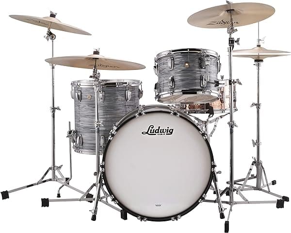 Ludwig Classic Maple Fab 22 Shell Pack - Vintage Blue Oyster L84233AX2QWC