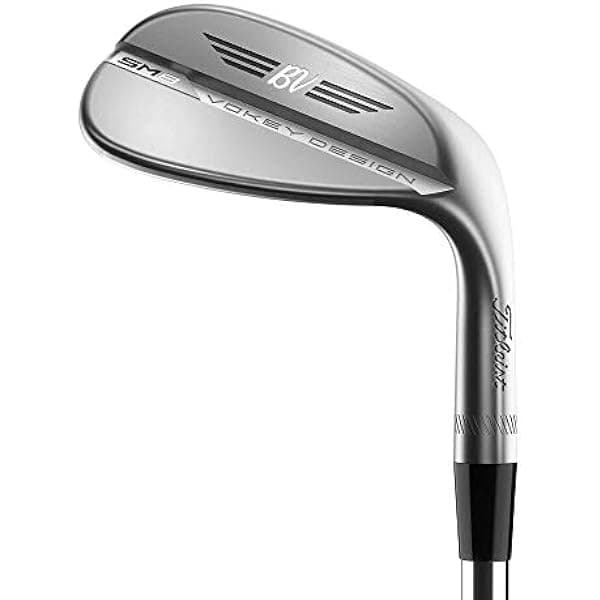 TITLEIST SM8 Tour Chrome Wedge para Hombres, Acabado Cromado, 58.08 Grados Vokey SM8 Tour Chrome M Grind