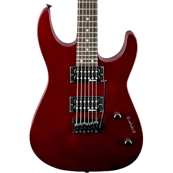 Jackson JS Series Dinky JS12, Guitarra Eléctrica con Diapasón de Amaranth en Rojo Metálico JS Series Dinky JS12 2910112552