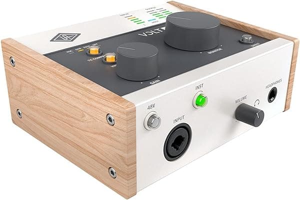 Universal Audio VOLT 176 Interfaz de Audio Compatible USB 2.0 1 Entrada/2 Salidas con Modo Compresor 1176/Modo Preamp de Micrófono Vintage