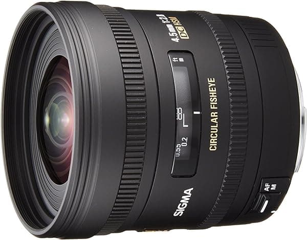 Sigma 4.5mm f/2.8 EX DC HSM Lente Ojo de Pez Circular para Cámaras Réflex Digitales Canon 486101