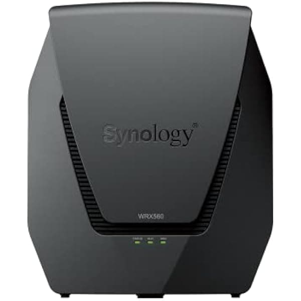 Synology WRX560 Router Dual-band Wi-Fi 6 con procesador quad-core de 1.4 GHz y 512 MB de DDR4